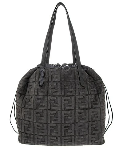 FENDI Drawstring Large Suede Tote Women 2 FENDI Drawstring Large Suede Tote Women - Image 2