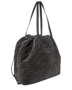 FENDI Drawstring Large Suede Tote Women 6 FENDI Drawstring Large Suede Tote Women -City Bag Corner 1160506676 RLLD 3