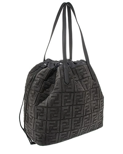 FENDI Drawstring Large Suede Tote Women 3 FENDI Drawstring Large Suede Tote Women - Image 3