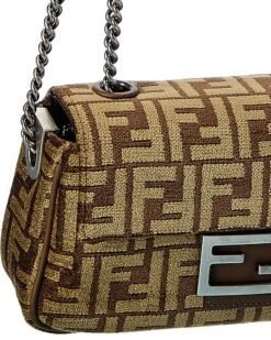 FENDI Baguette Midi FF Tapestry Shoulder Bag Women 7 FENDI Baguette Midi FF Tapestry Shoulder Bag Women -City Bag Corner 1160506680 RLLD 3