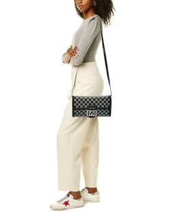 By Mario Valentino Ava Monogram Leather Clutch Women -City Bag Corner 1160506928 RLLD 4