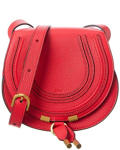 Chloé Marcie Small Leather Saddle Bag Women 1 Chloé Marcie Small Leather Saddle Bag Women