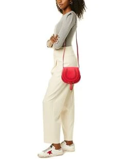 Chloé Marcie Small Leather Saddle Bag Women 7 Chloé Marcie Small Leather Saddle Bag Women -City Bag Corner 1160522985 RLLD 4