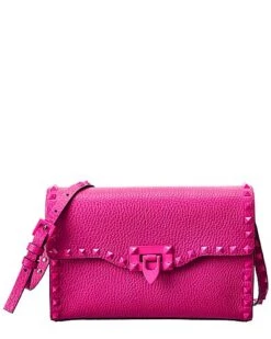 Valentino Rockstud Small Grainy Leather Crossbody Women