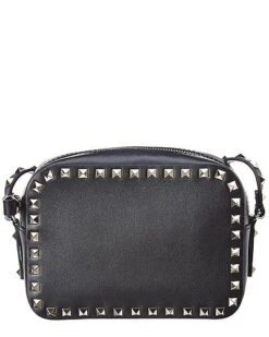Valentino Rockstud Leather Camera Bag Women -City Bag Corner 1160528371 RLLD 2