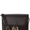 Gucci Torchon Double G Leather Shoulder Bag Women