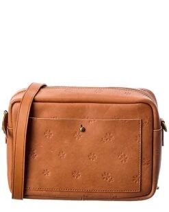 Madewell Transport Large Bandana Leather Camera Bag Women