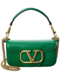 Valentino VLogo Loco Small Leather Shoulder Bag Women