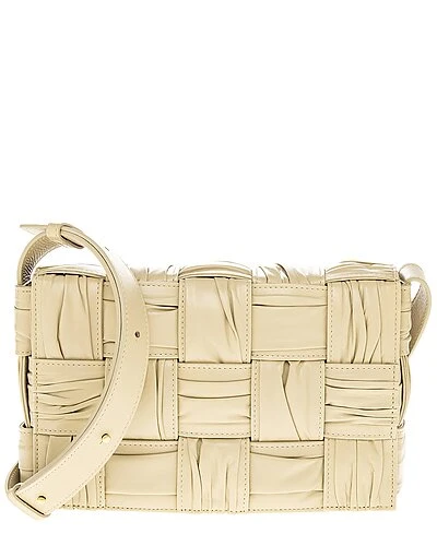 Bottega Veneta Cassette Foulard Leather Crossbody Women 1 Bottega Veneta Cassette Foulard Leather Crossbody Women