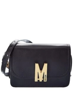 MOSCHINO Logo Small Leather Shoulder Bag Women