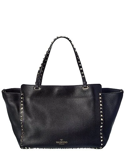Valentino Rockstud Medium Grainy Leather Tote Women 2 Valentino Rockstud Medium Grainy Leather Tote Women - Image 2