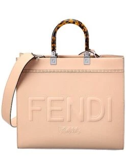 FENDI Sunshine Medium Leather Tote Women