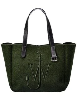 JW Anderson Belt Felt & Leather Tote Women