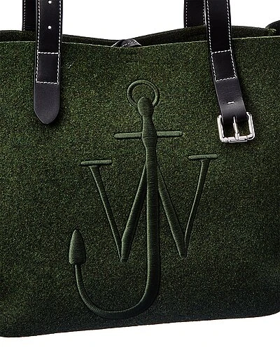 JW Anderson Belt Felt & Leather Tote Women 3 JW Anderson Belt Felt & Leather Tote Women - Image 3