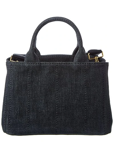 Prada Small Denim Tote Women 2 Prada Small Denim Tote Women - Image 2