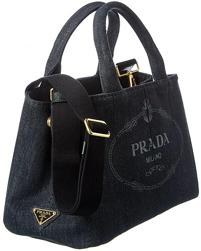 Prada Small Denim Tote Women 3 Prada Small Denim Tote Women - Image 3