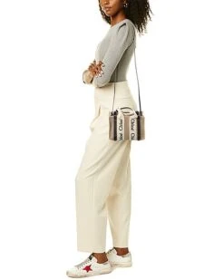 Chloé Woody Mini Canvas & Leather Tote Women 7 Chloé Woody Mini Canvas & Leather Tote Women -City Bag Corner 1161536544 RLLD 4