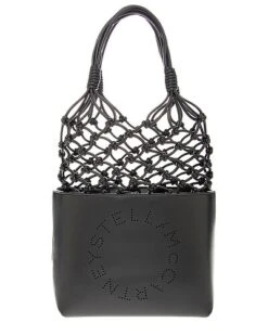 STELLA MCCARTNEY Logo Knotted Bucket Bag Women